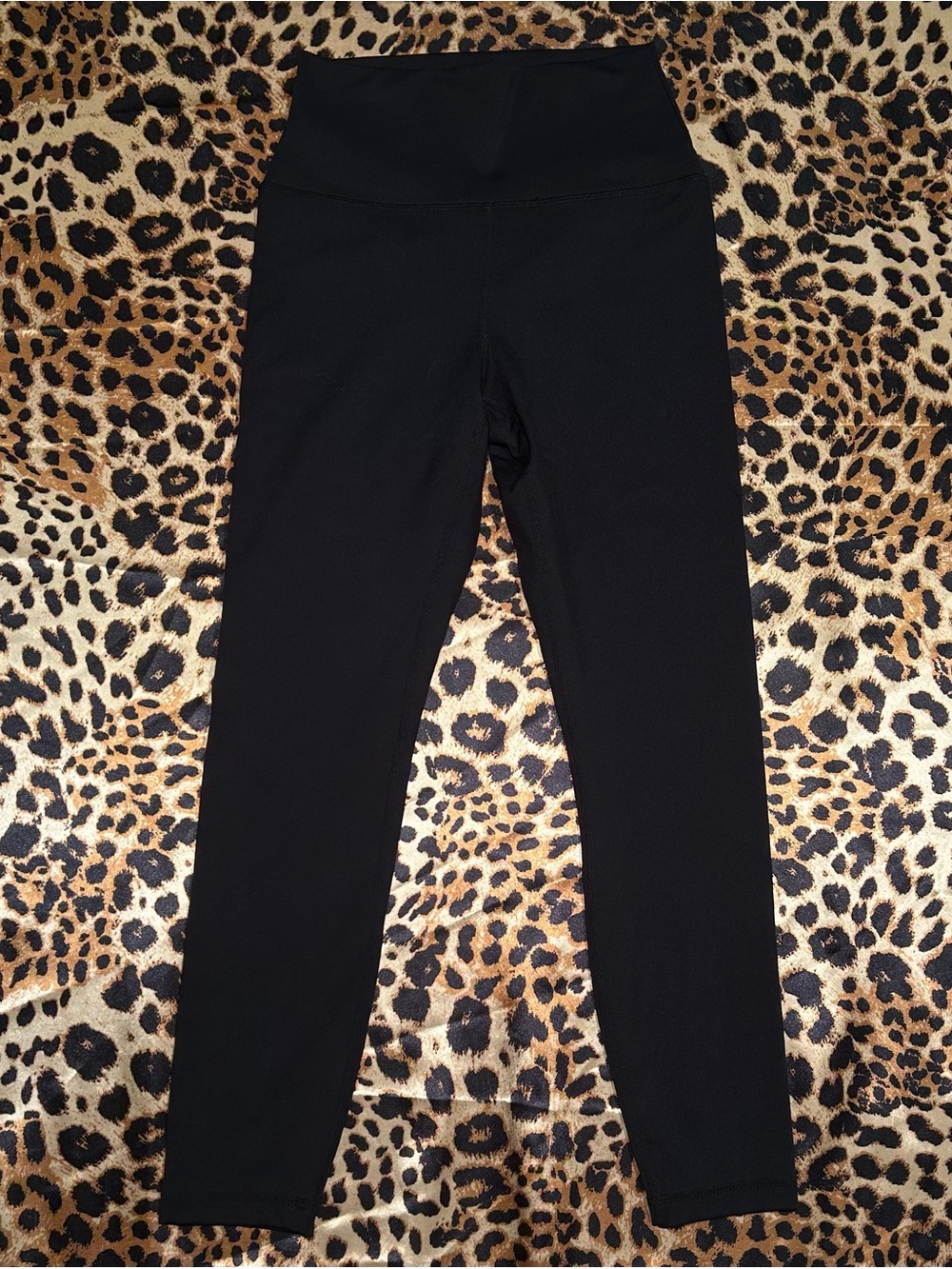 Balance Collection Black High-Waisted 7/8 Ankle Length Leggings